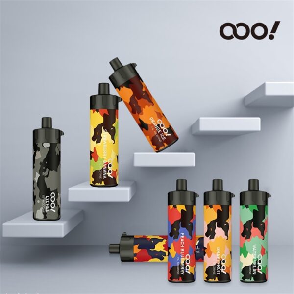 OOO! DL/DTL POD desechable Vape 12000 Puffs 20ml/15ml recargable, flujo de aire ajustable Mexico