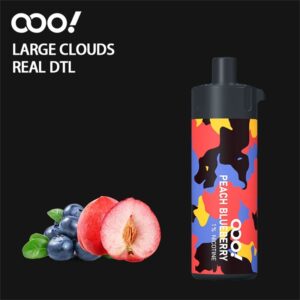 OOO! DL/DTL POD desechable Vape 12000 Puffs 20ml/15ml recargable, flujo de aire ajustable Mexico